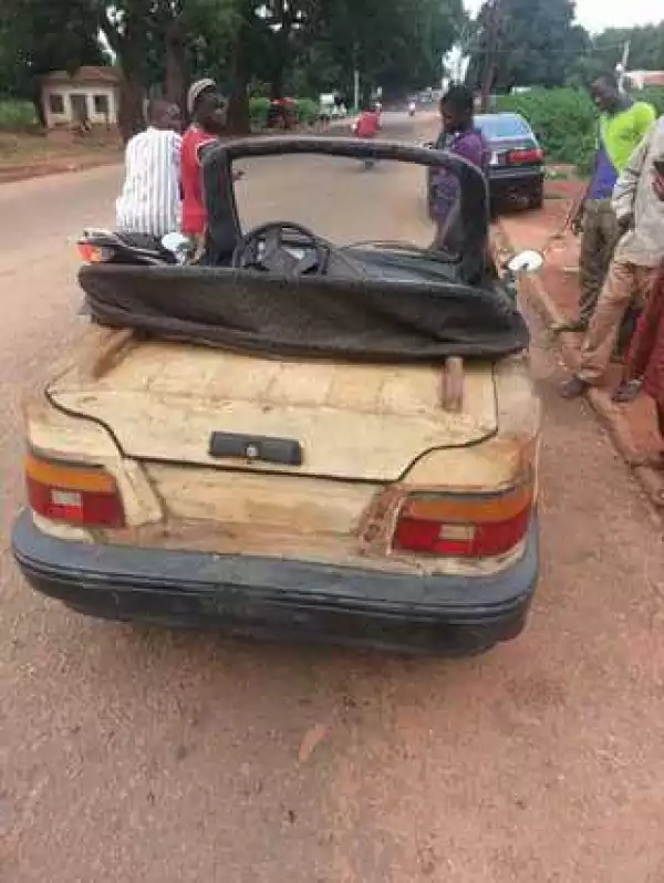 Car Made Of Wood Spotted In Bida, Niger State (Photos)
